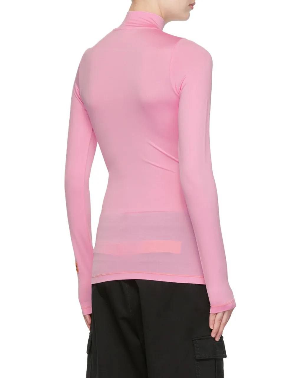 High-Necked Long-Sleeved T-Shirt