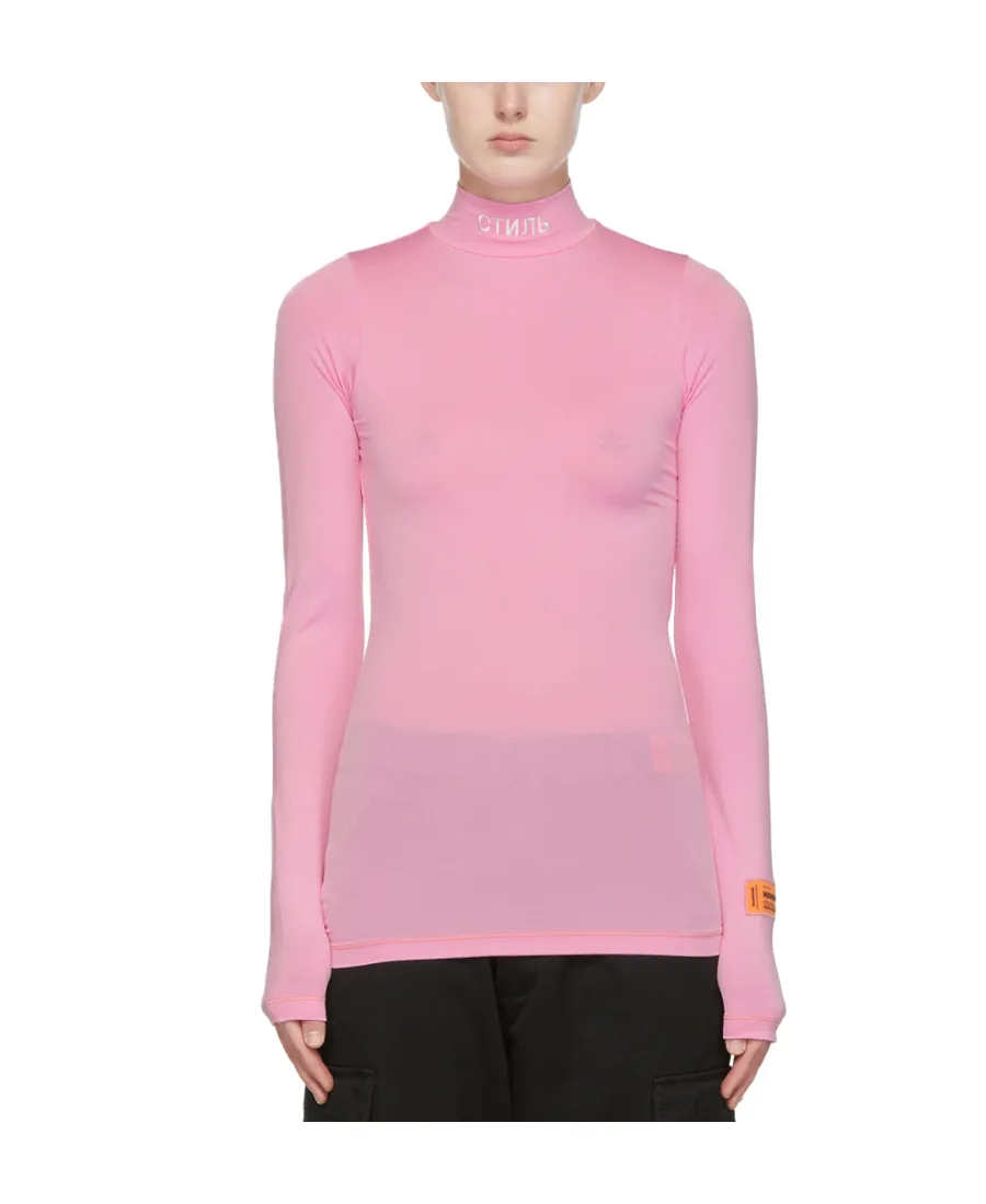 High-Necked Long-Sleeved T-Shirt