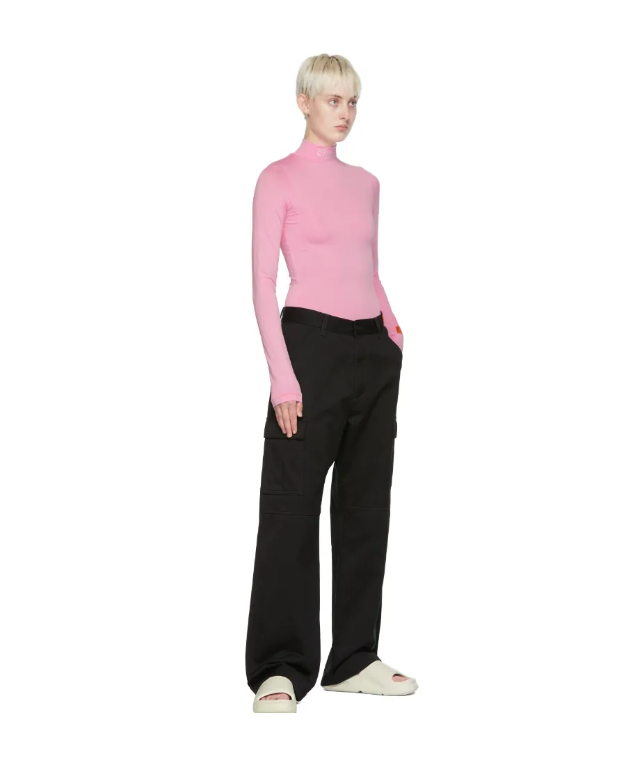 High-Necked Long-Sleeved T-Shirt