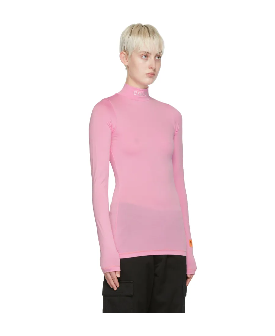 High-Necked Long-Sleeved T-Shirt
