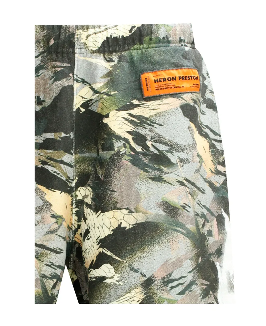 Camouflage Logo Patch Shorts