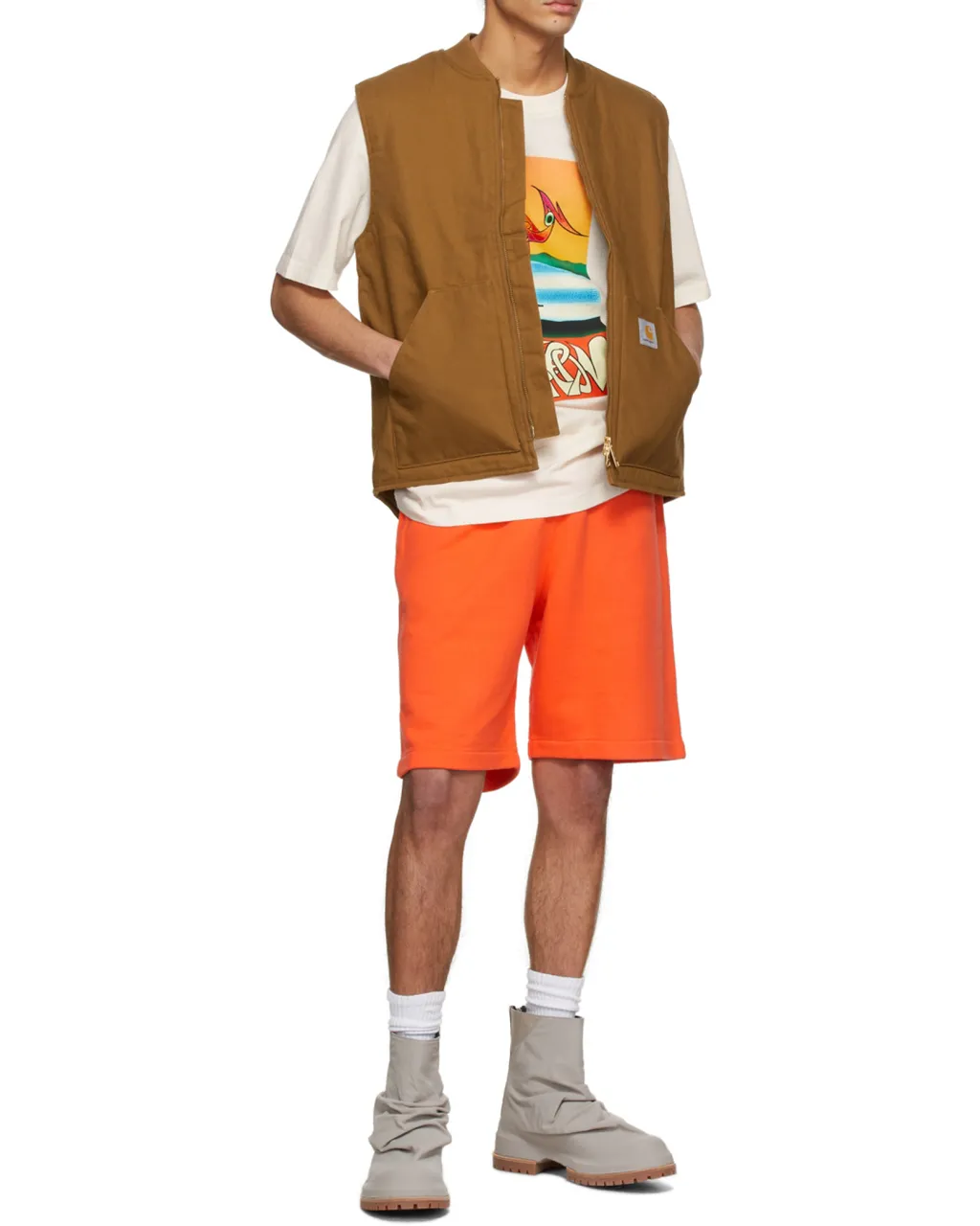 Logo Patch Bermuda Shorts