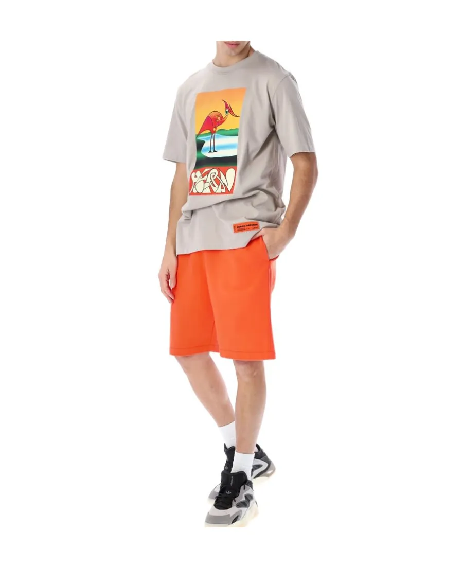 Logo Patch Bermuda Shorts