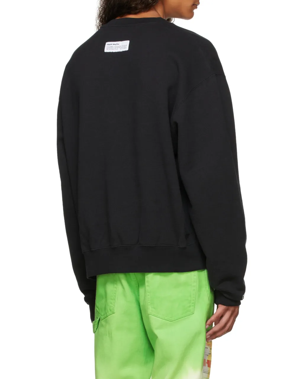 Graphic-Print Patchwork Sweatshirt