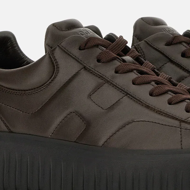 H-Stripes Lace-Up Sneakers