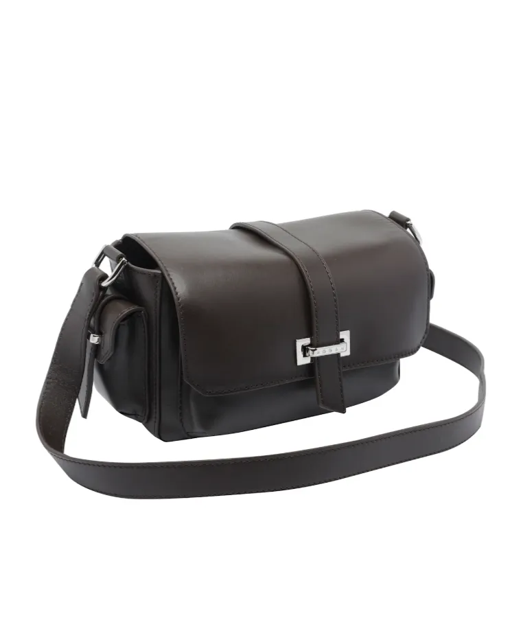 Flap Leather Shoulder Bag