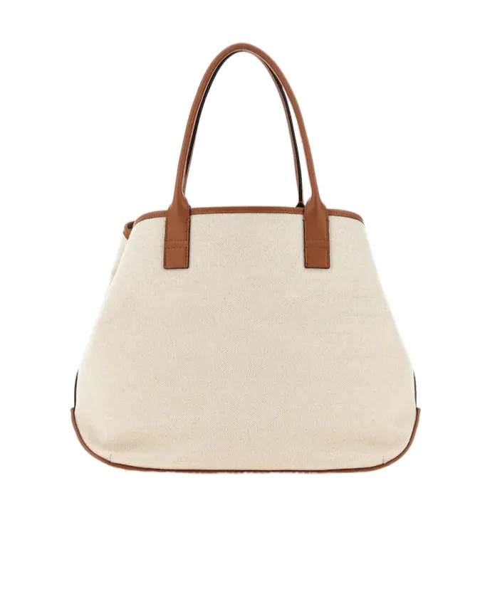 Logo Embossed Medium Tote Bag