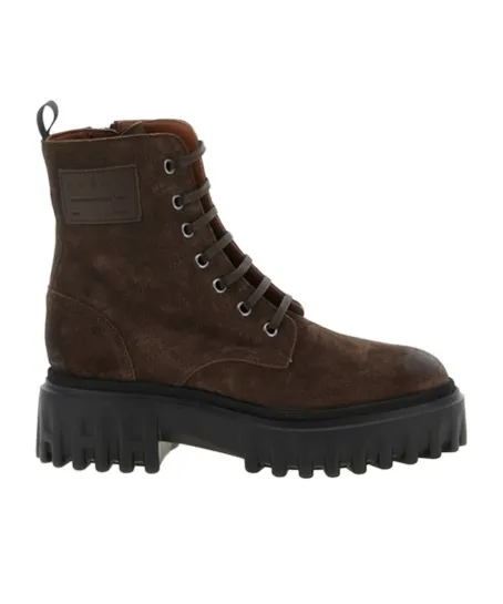 H700 Lace-Up Chunky-Sole Boots