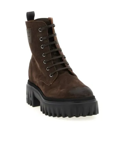 H700 Lace-Up Chunky-Sole Boots