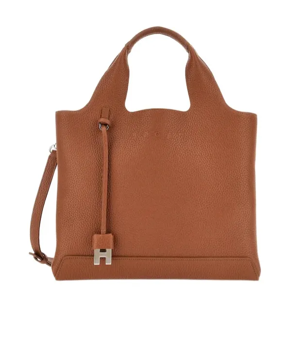 H Logo Charm Shopping Bag