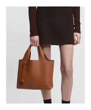 H Logo Charm Shopping Bag