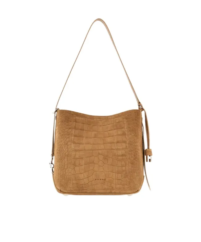 Hocket Embossed Shoulder Bag
