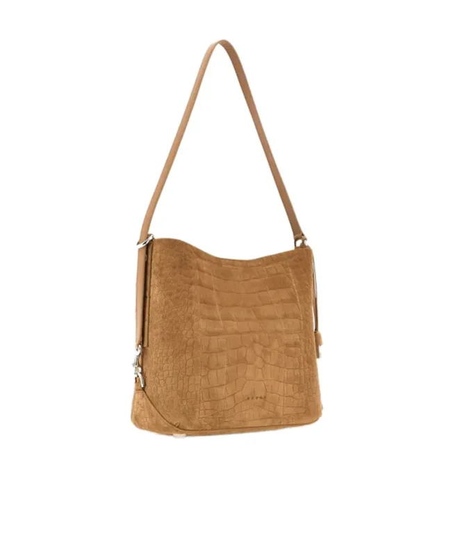 Hocket Embossed Shoulder Bag