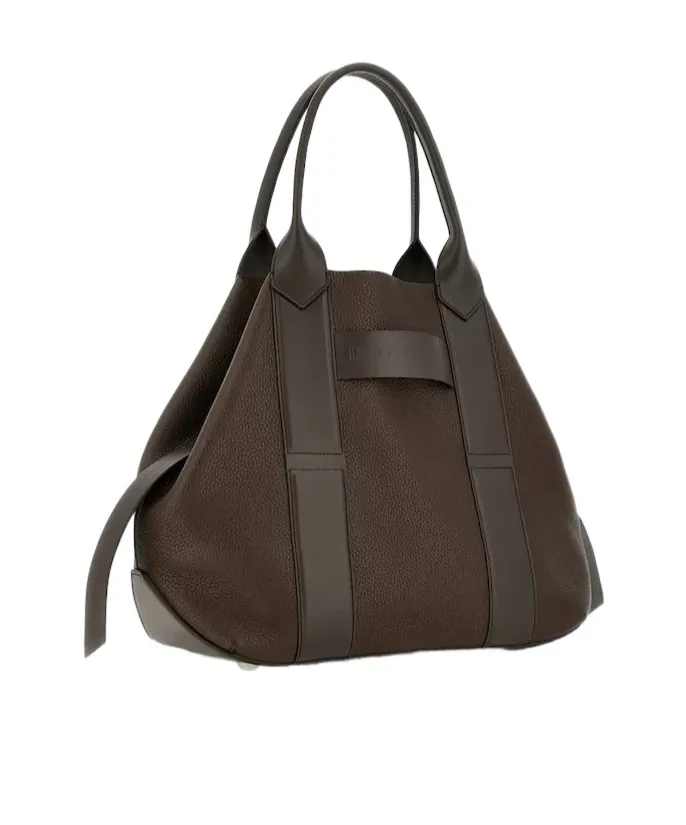 Leather Panelled Shoulder Bag
