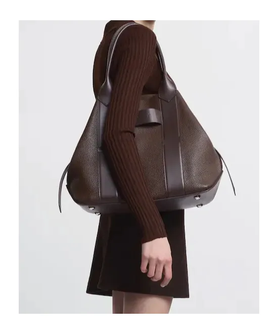 Leather Panelled Shoulder Bag