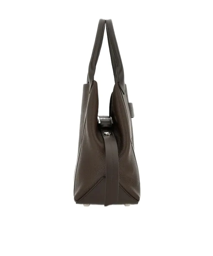 Leather Panelled Shoulder Bag