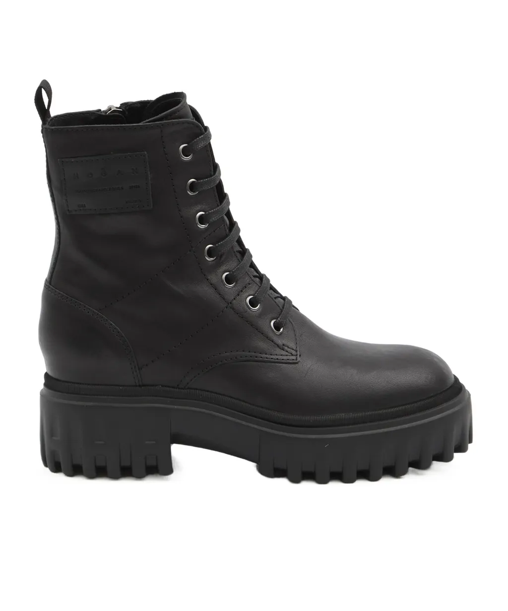 Lace-Up Platform Boots