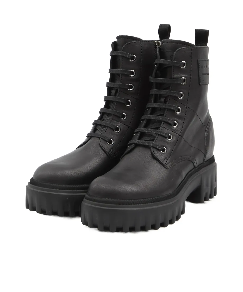 Lace-Up Platform Boots