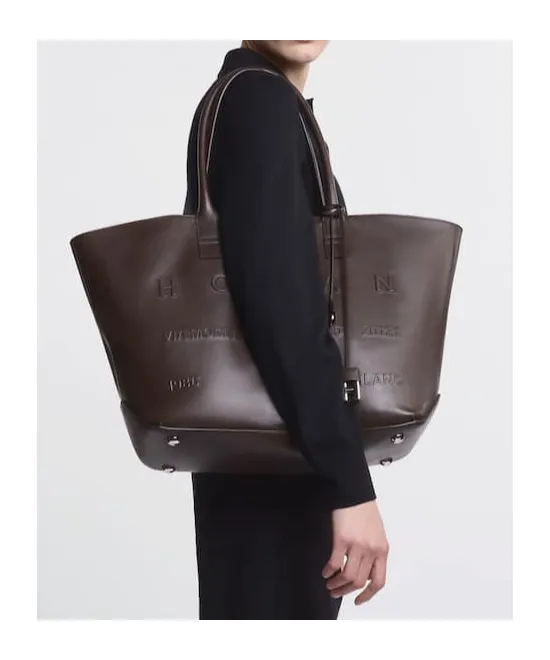 Script Medium Shopping Bag