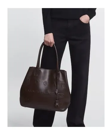 Script Medium Shopping Bag