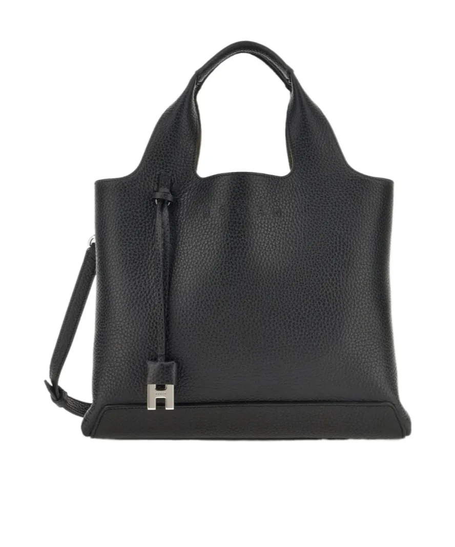 H Logo Charm Shopping Bag