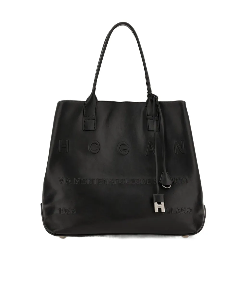 Script Medium Shopping Bag