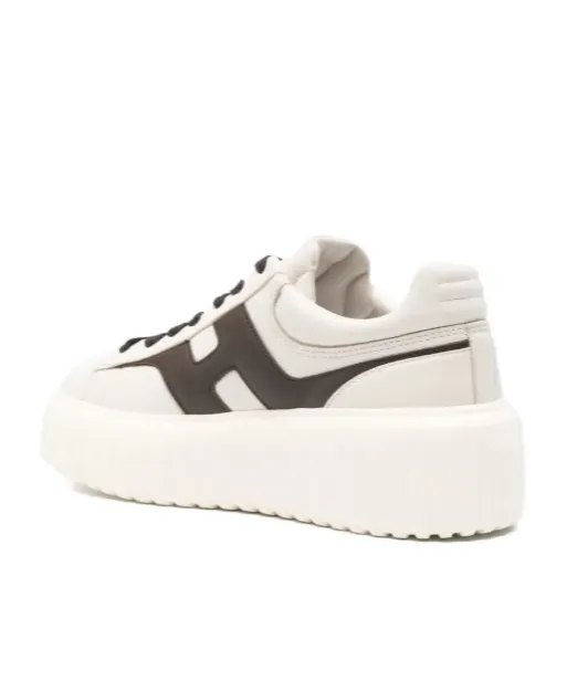 Leather Logo Sneakers