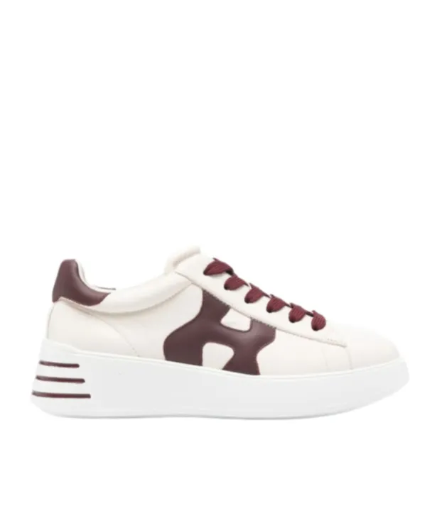 Rebel Leather Platform Sneakers