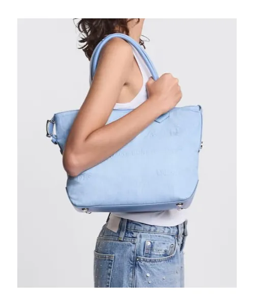 Medium Script Shopping Bag