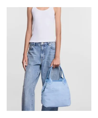 Medium Script Shopping Bag