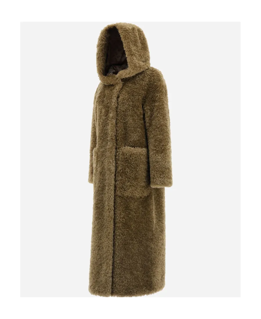 Long Sleeved Hooded Coat
