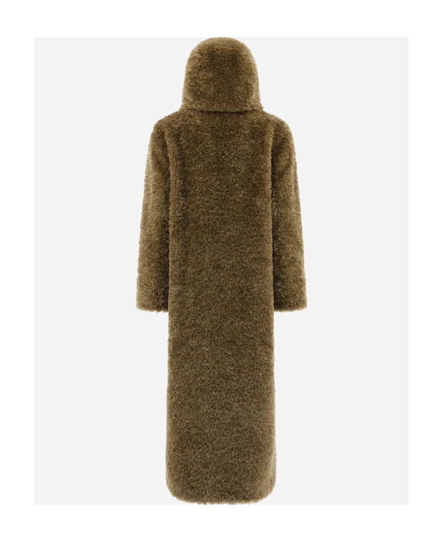 Long Sleeved Hooded Coat