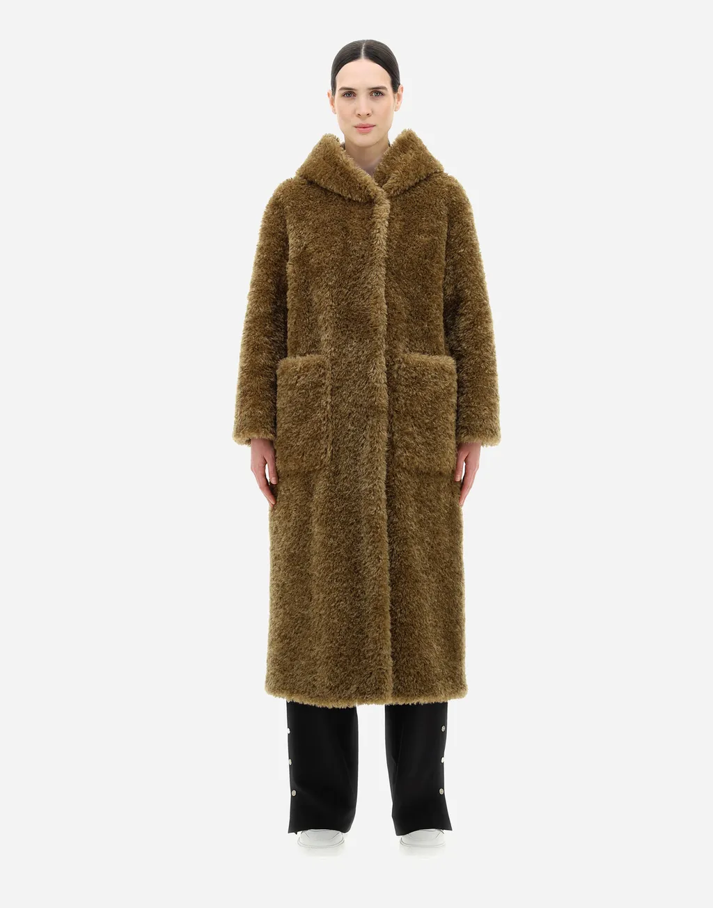Long Sleeved Hooded Coat