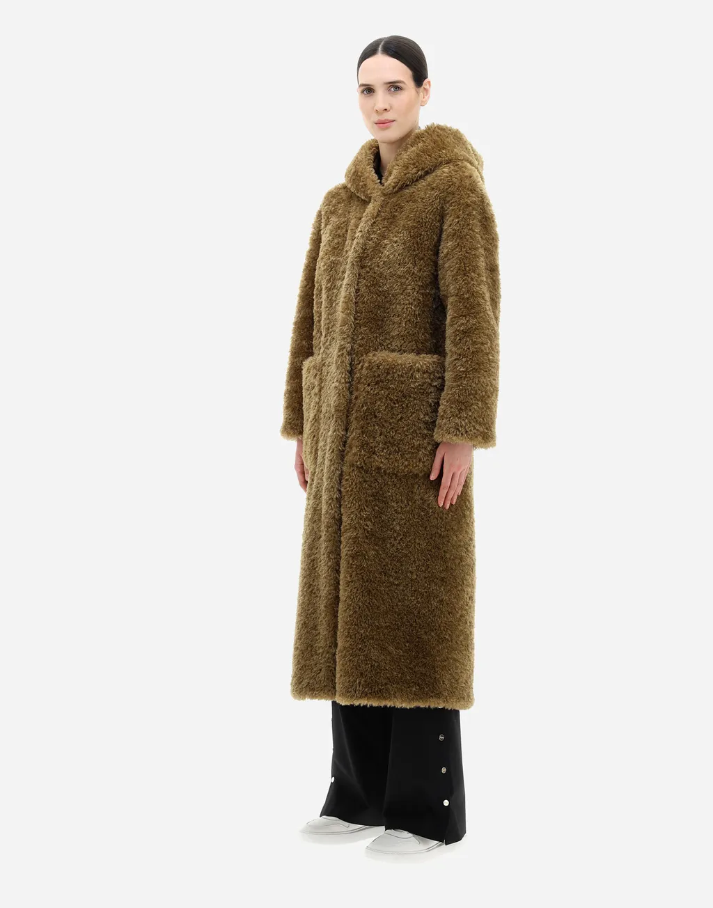 Long Sleeved Hooded Coat