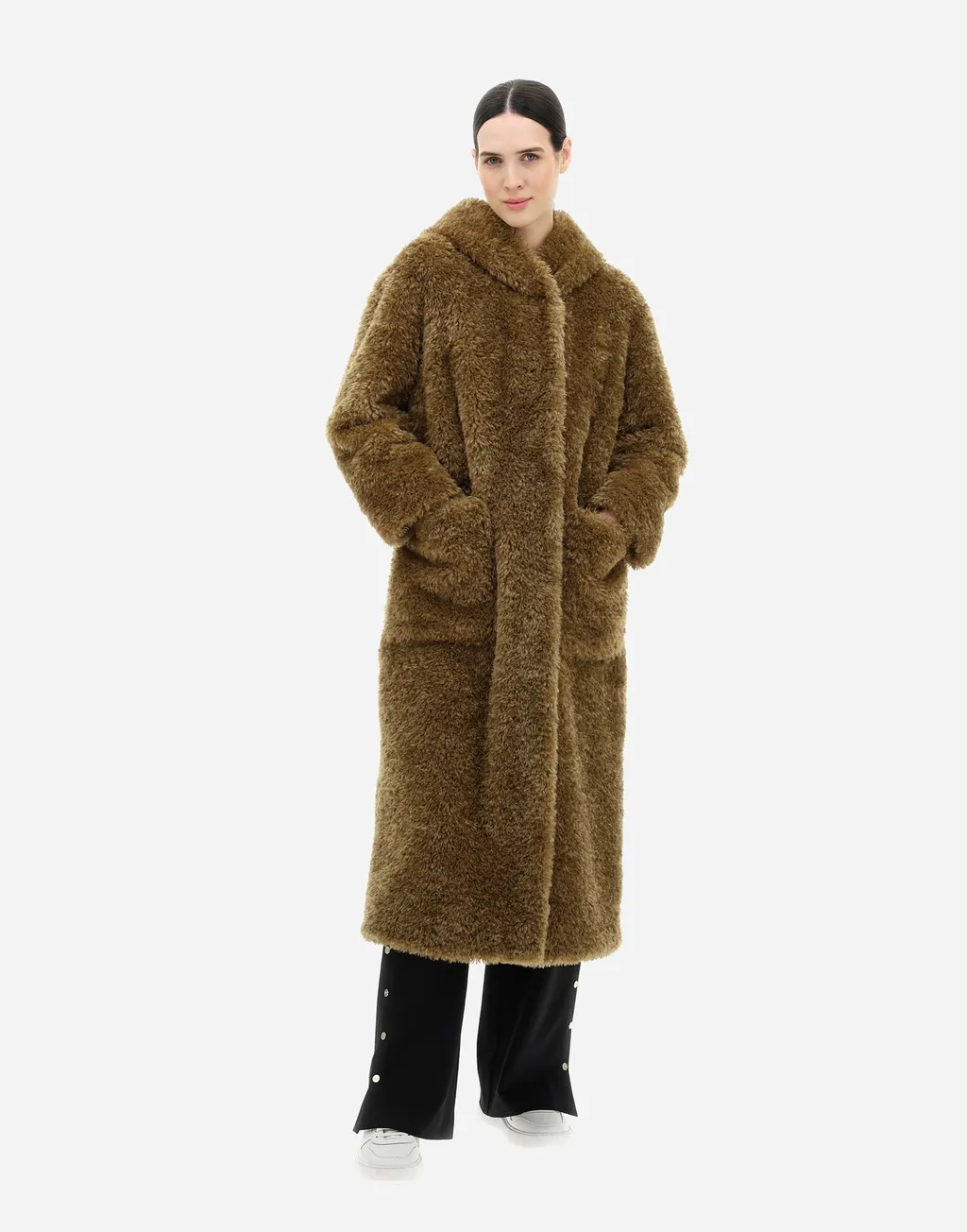Long Sleeved Hooded Coat
