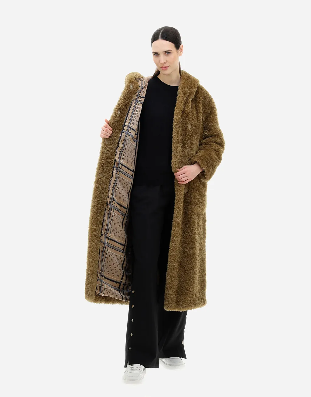 Long Sleeved Hooded Coat