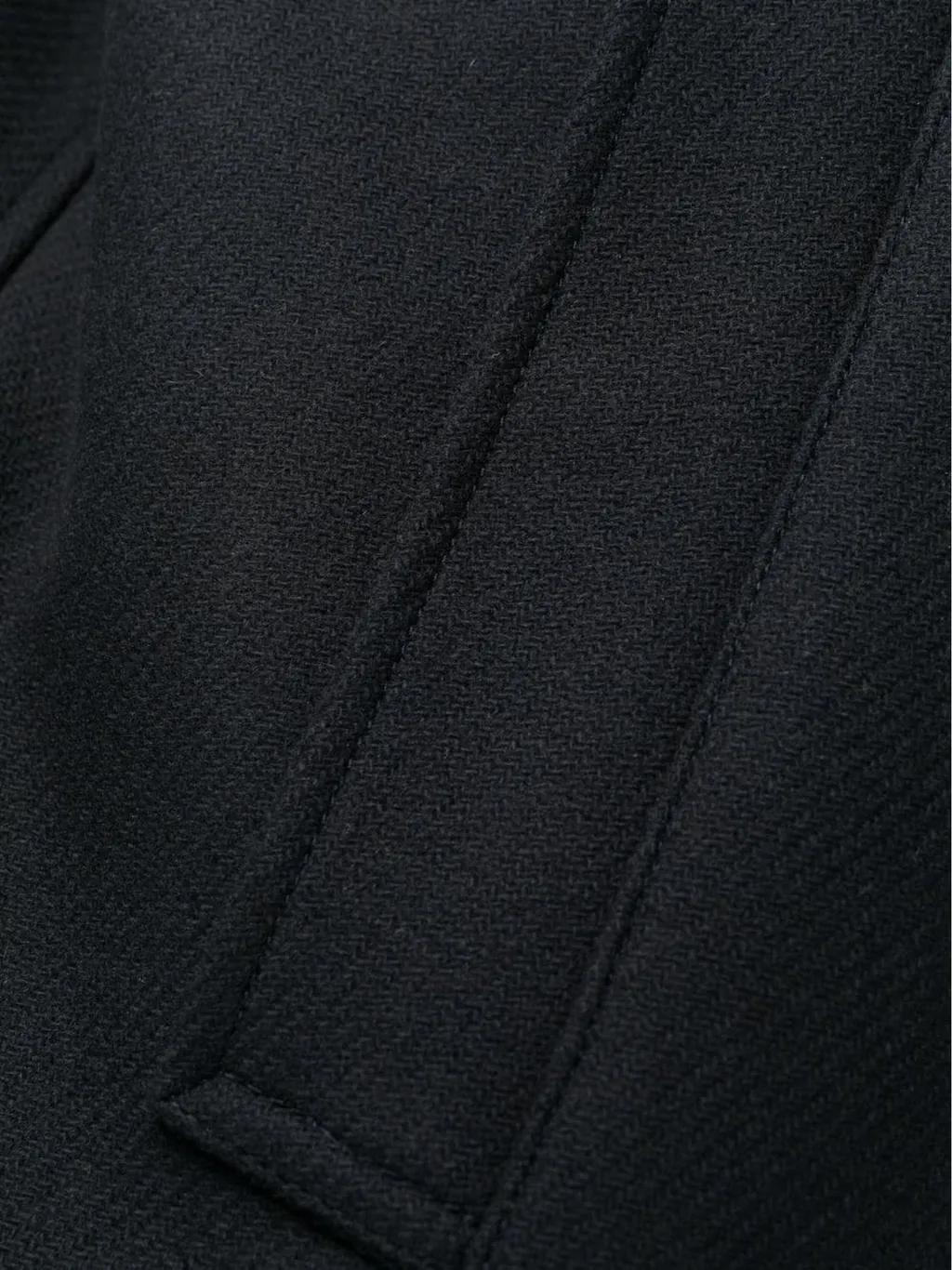 Single-Breasted Drawstring Hooded Coat