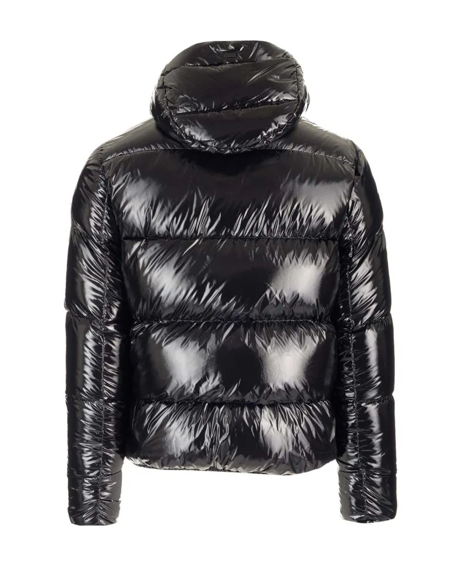 Long-Sleeved Zipper Down Jacket