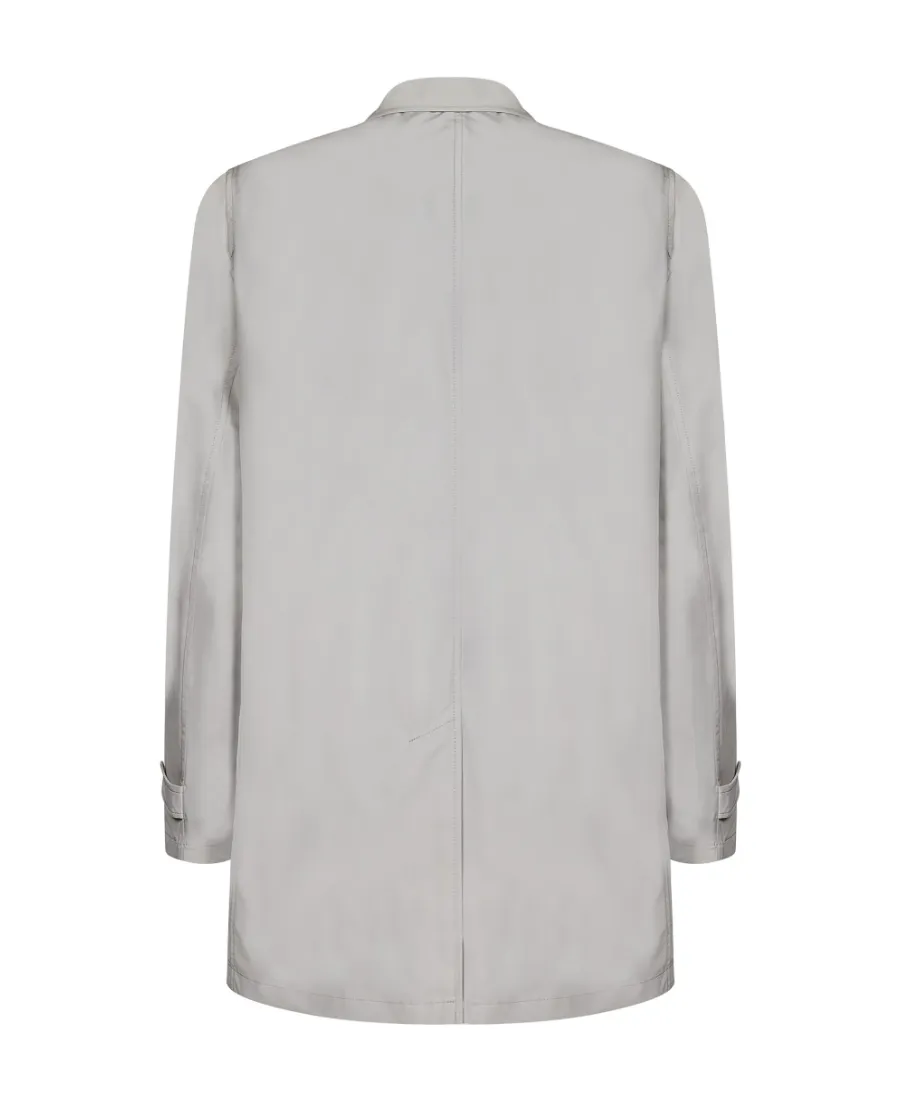 Single-Breasted Buttoned Shirt Coat