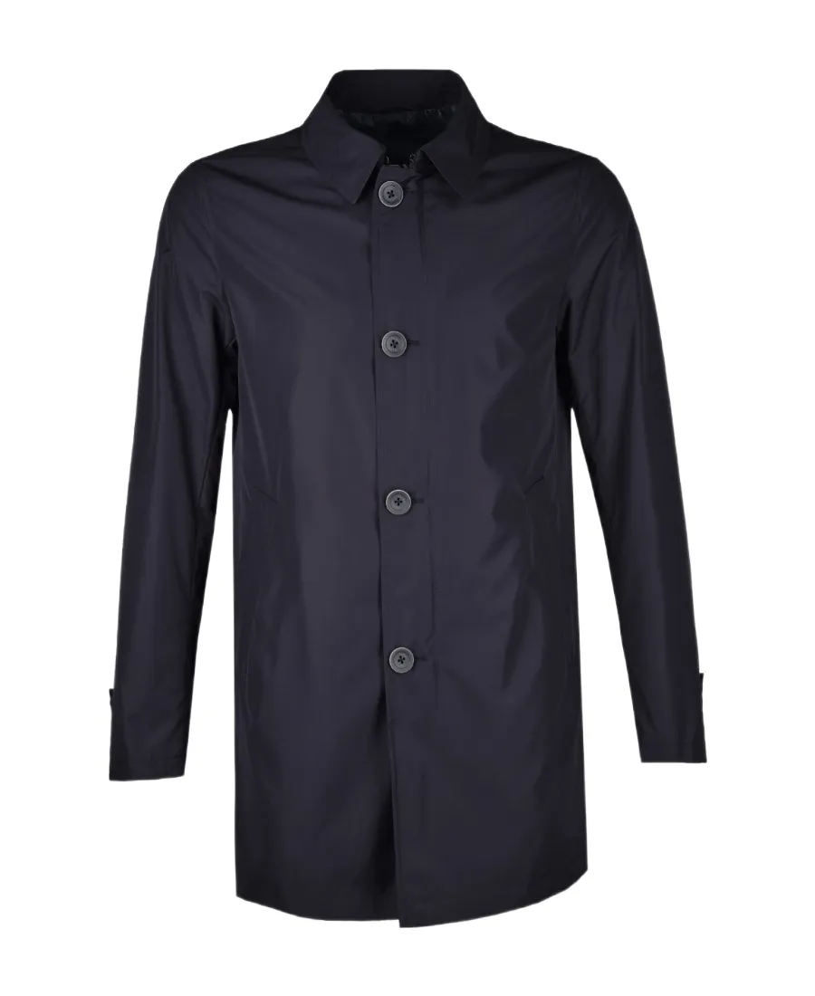 Single-Breasted Buttoned Shirt Coat
