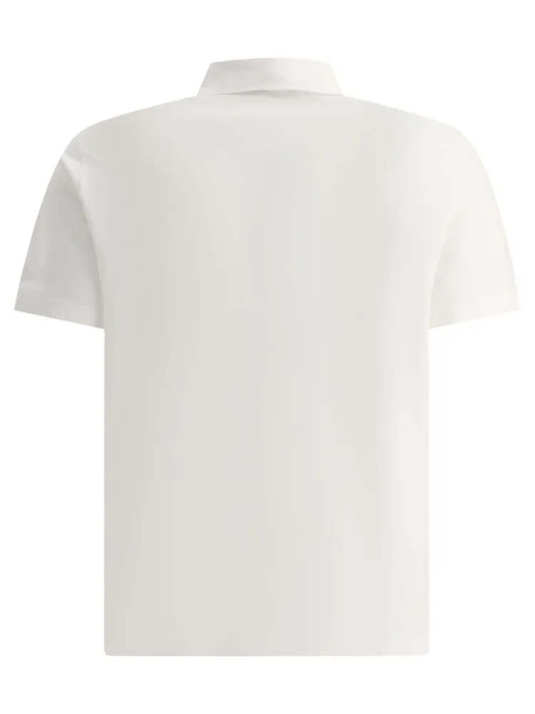 Button Detailed Short-Sleeved Polo Shirt