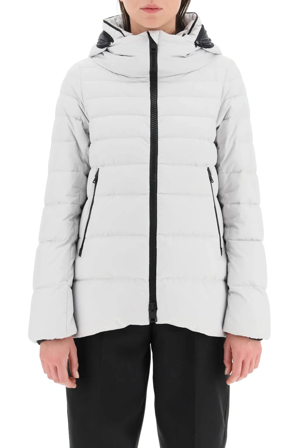 High-Neck Zip-Up Padded Jacket