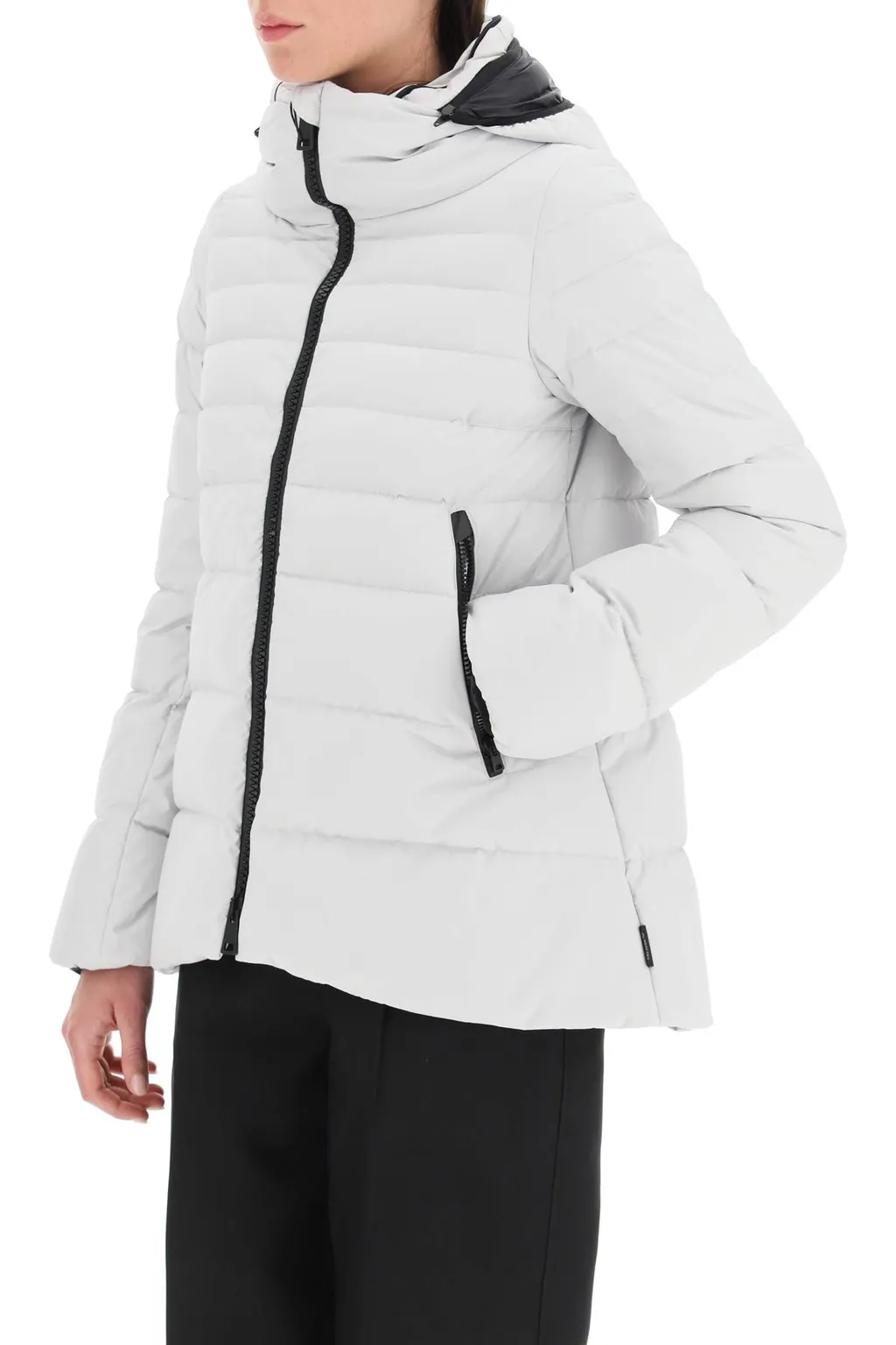 High-Neck Zip-Up Padded Jacket