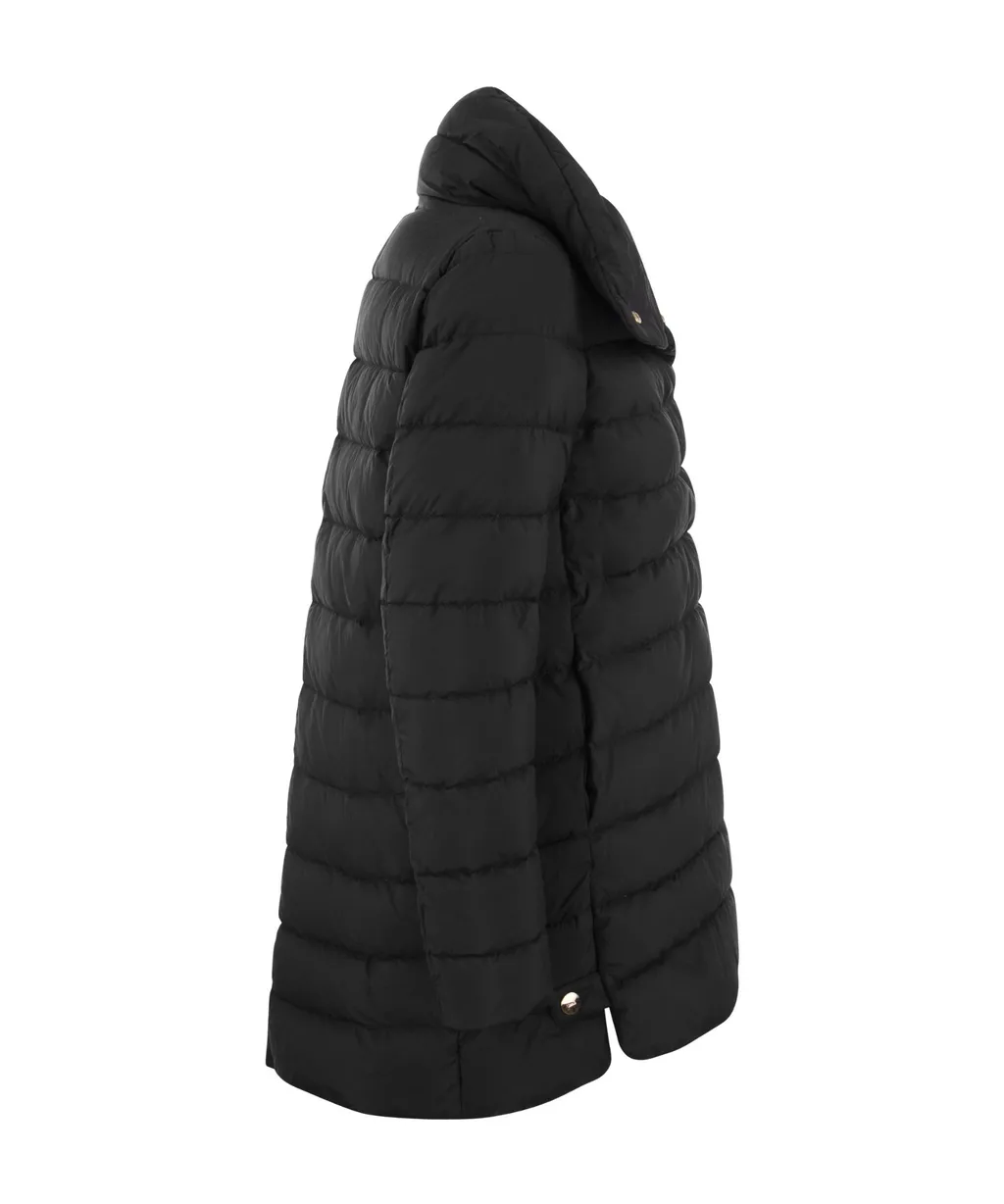 Zip-Fastening Padded Coat