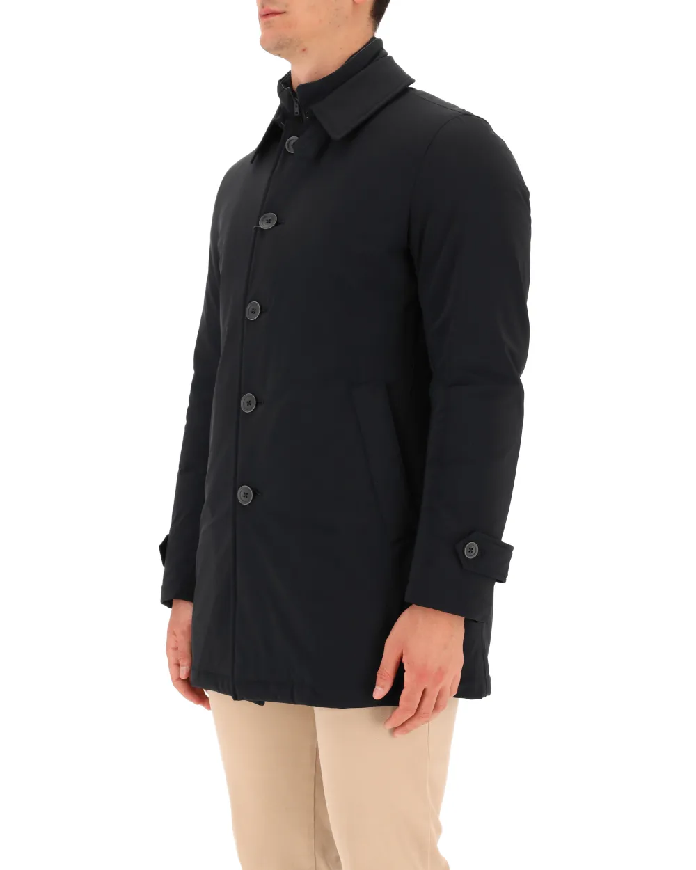 Lapel Long-Sleeved Coat