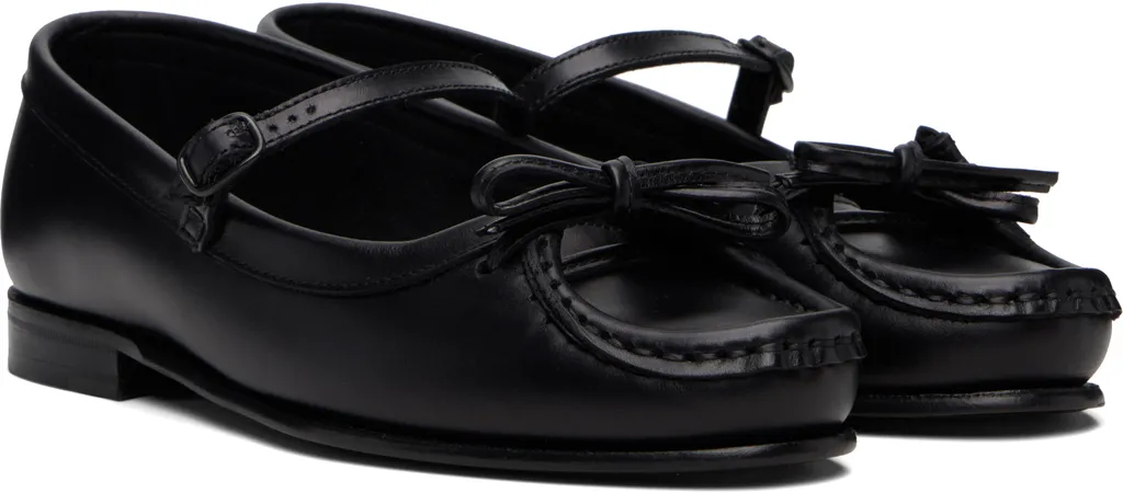 Roses Strap-Detail Loafers