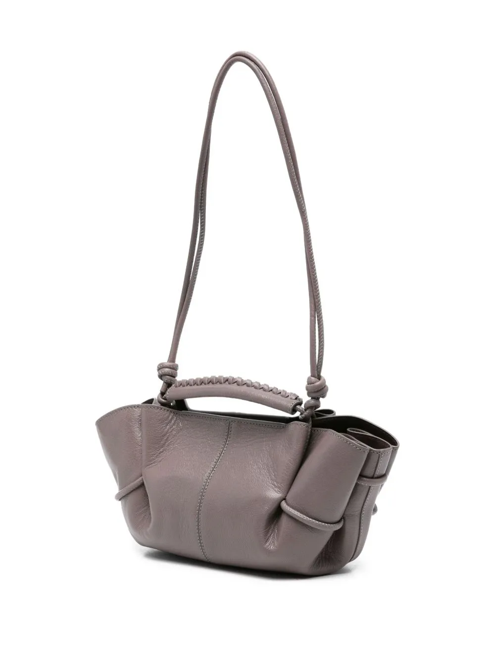 Arta Braided-Handle Shoulder Bag