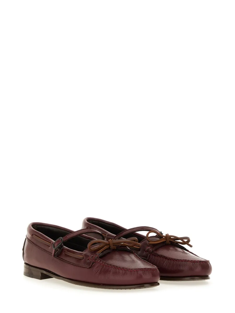 Mary Jane Bow-Detail Loafers