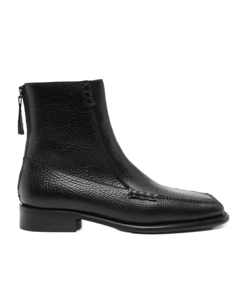 Zipper Ankle Boots