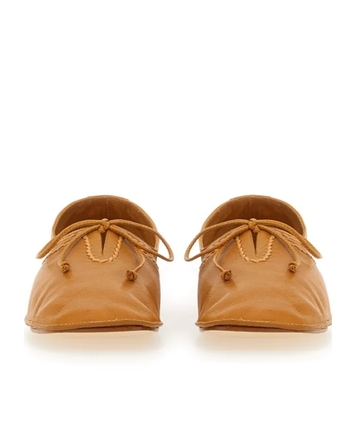 Artisan Bow Detail Flat Shoes